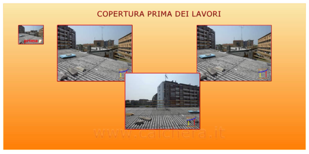 Fase 1: Messa in sicurezza e rimozione amianto